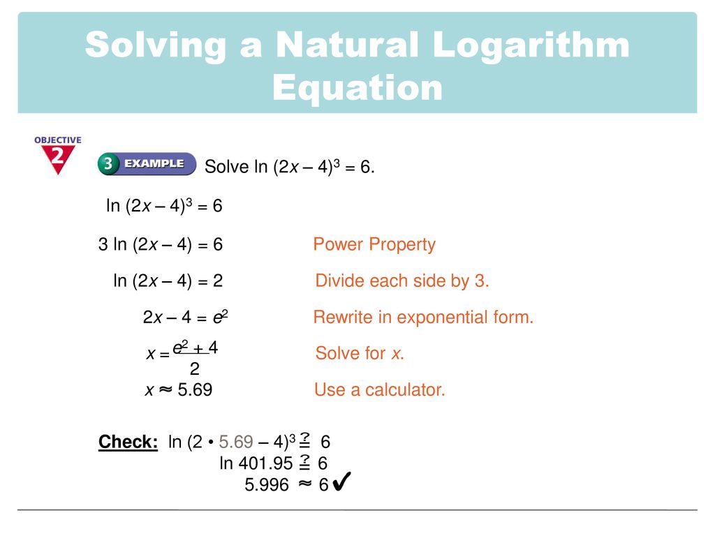 9-9 Natural Logarithms. - ppt download