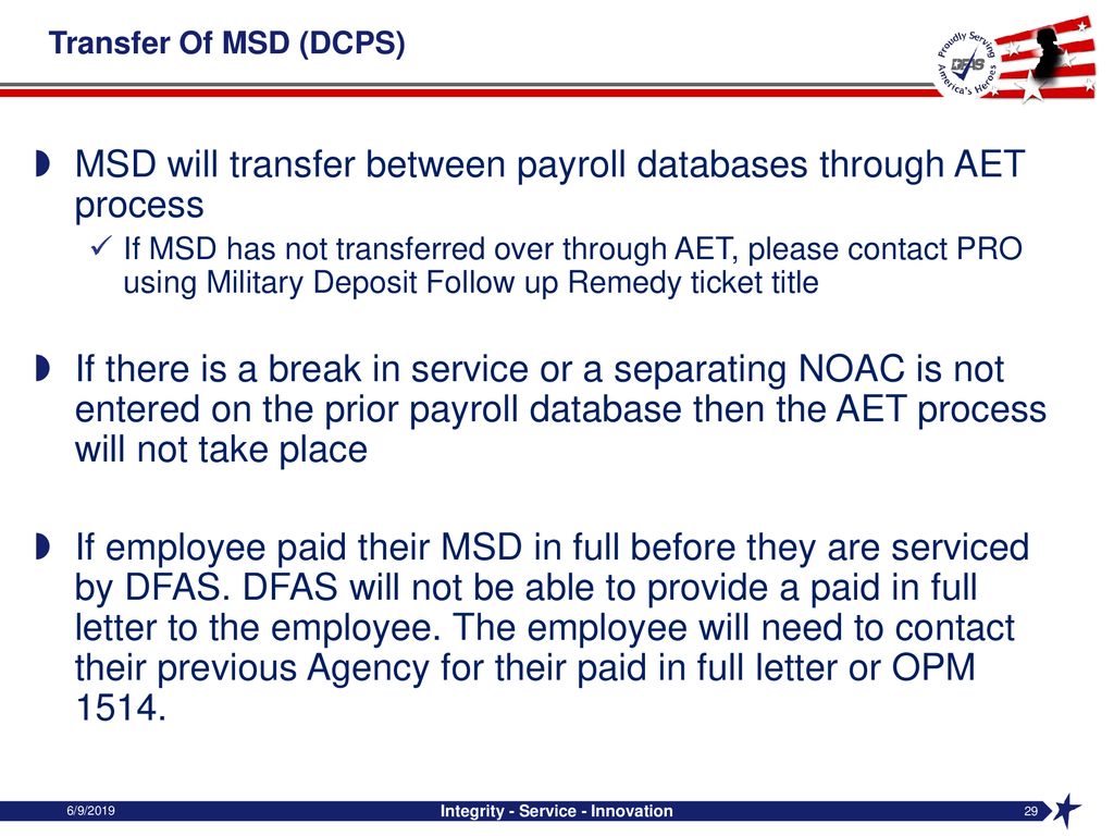 Military Service Credit - ppt download