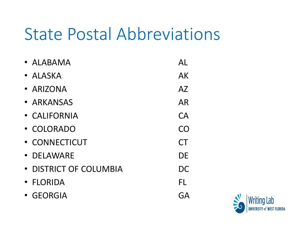 Postal abbreviation for mississippi
