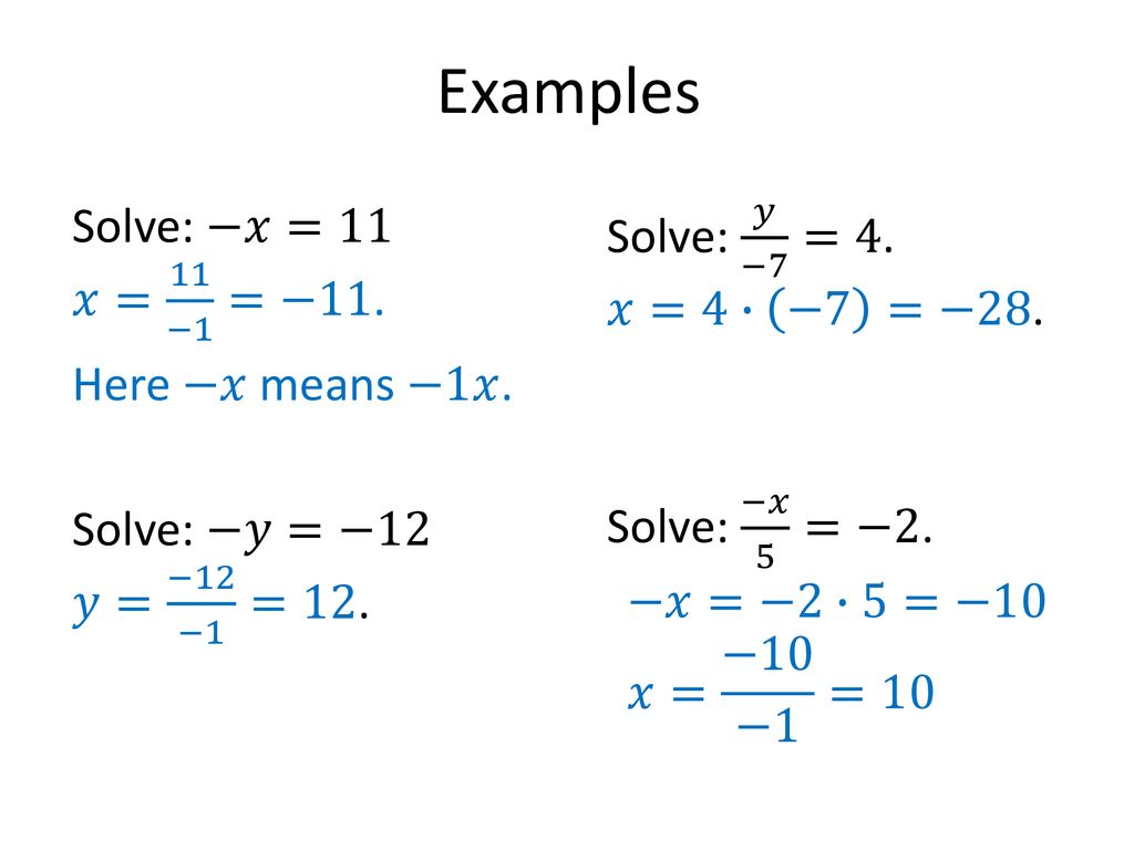Chapter 1 Solving Linear Equations Sections Ppt Download