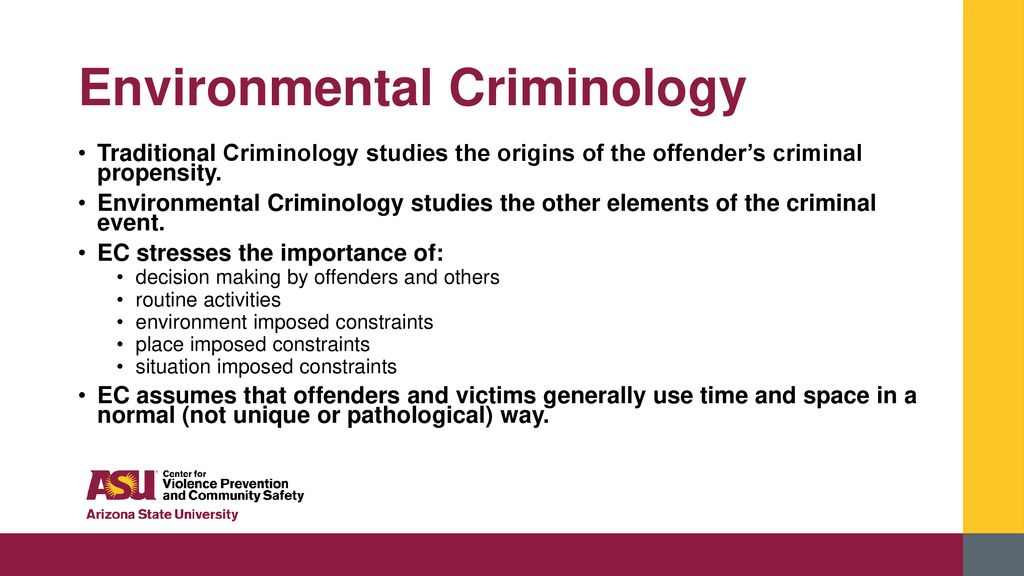 Environmental Criminology - Ppt Download