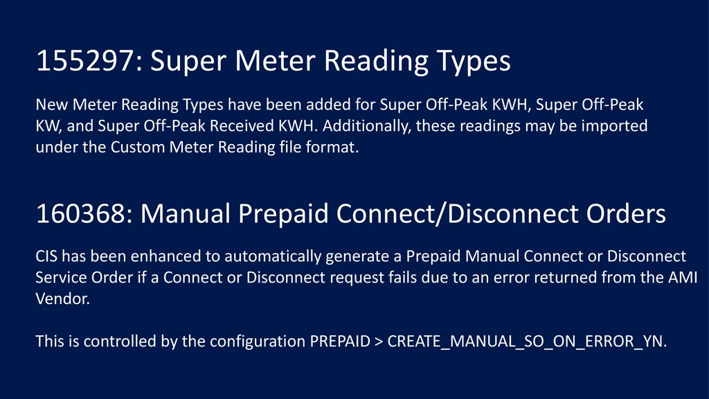 155297: Super Meter Reading Types