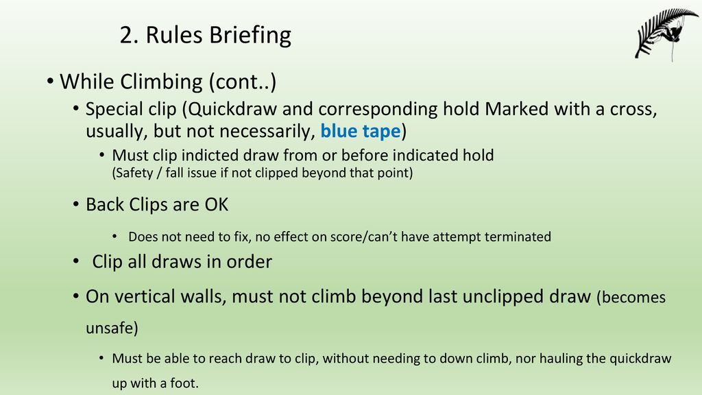 Judges Briefing Auckland Sport Climbing Climbing New Zealand ppt download