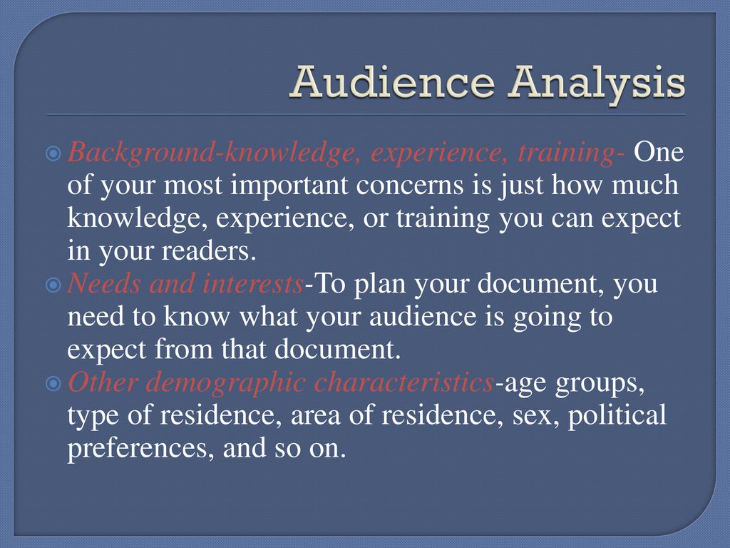 Audience Analysis: Definition with types and uses