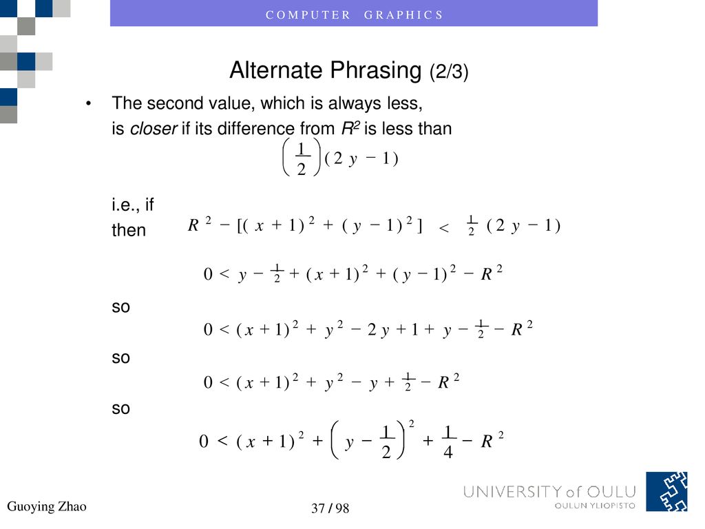 Computer Graphics Implementation Ppt Download