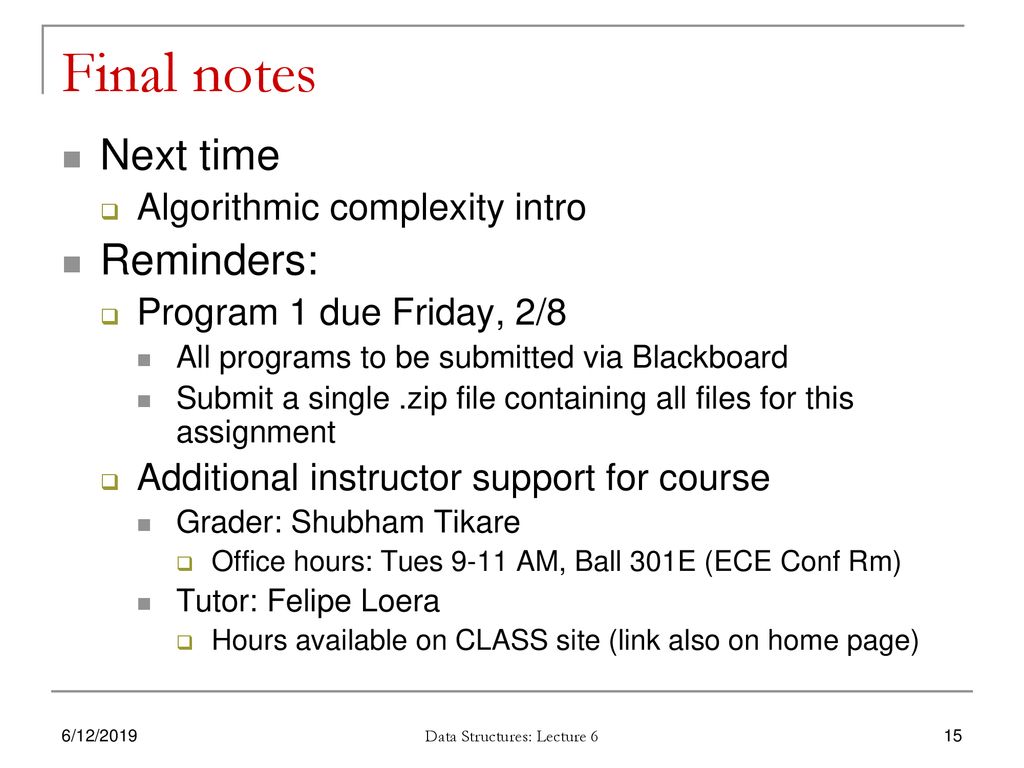 Instructor: Dr. Michael Geiger Spring 2019 Lecture 6: Strings - ppt ...