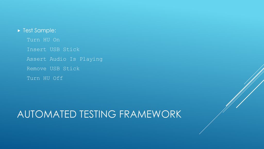 Automated Testing Framework