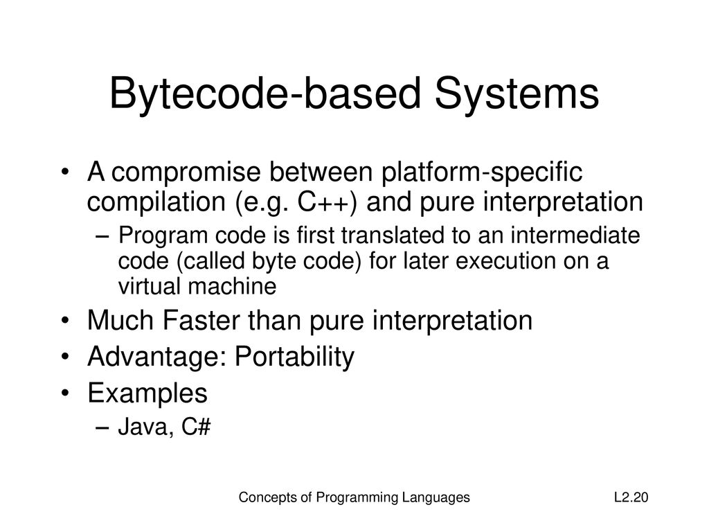 Lecture 2 Concepts of Programming Languages - ppt download