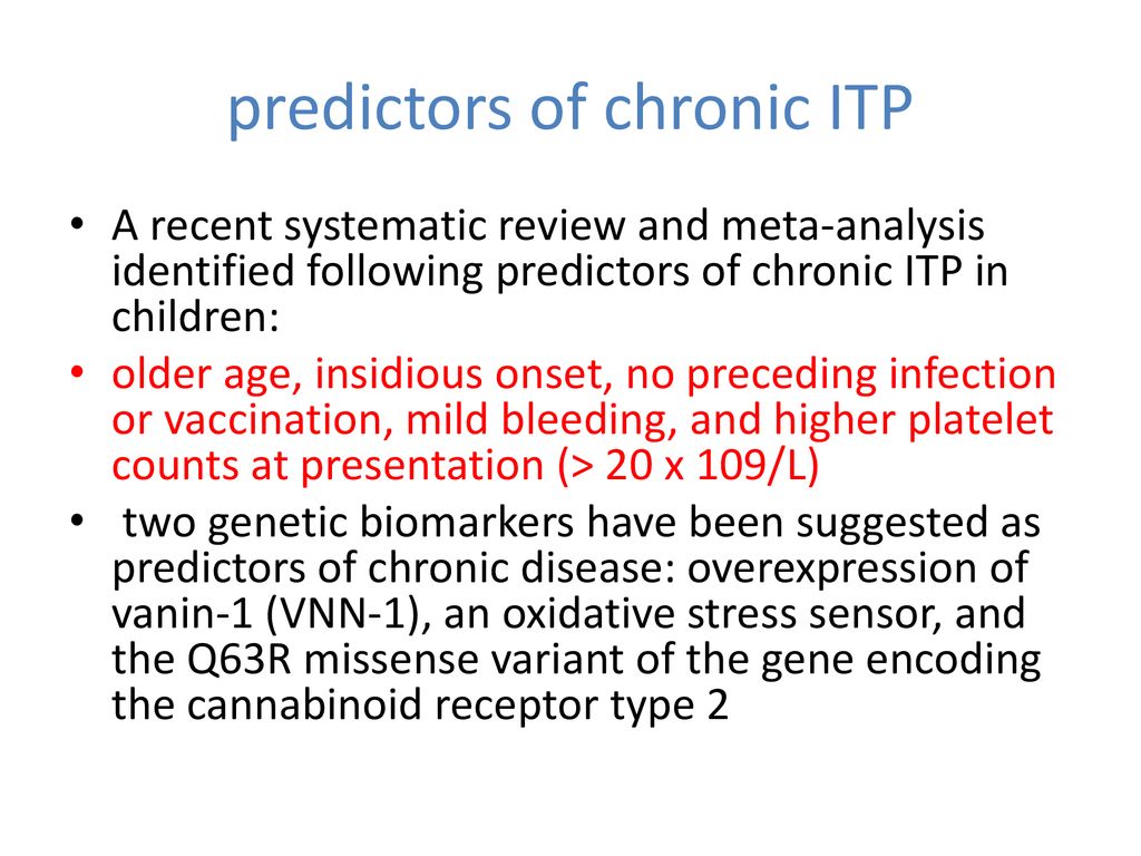 is itp a lifelong disease