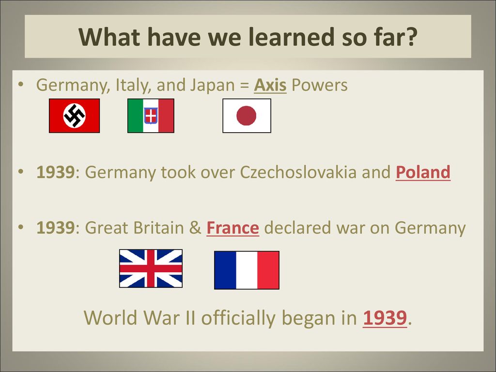 What have we learned so far