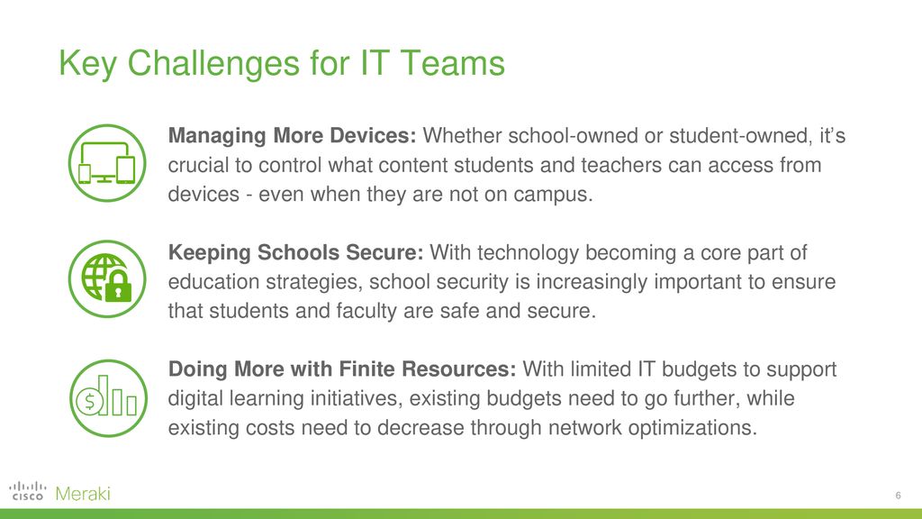 Cisco Meraki Digital Solutions for K-12 Education - ppt download