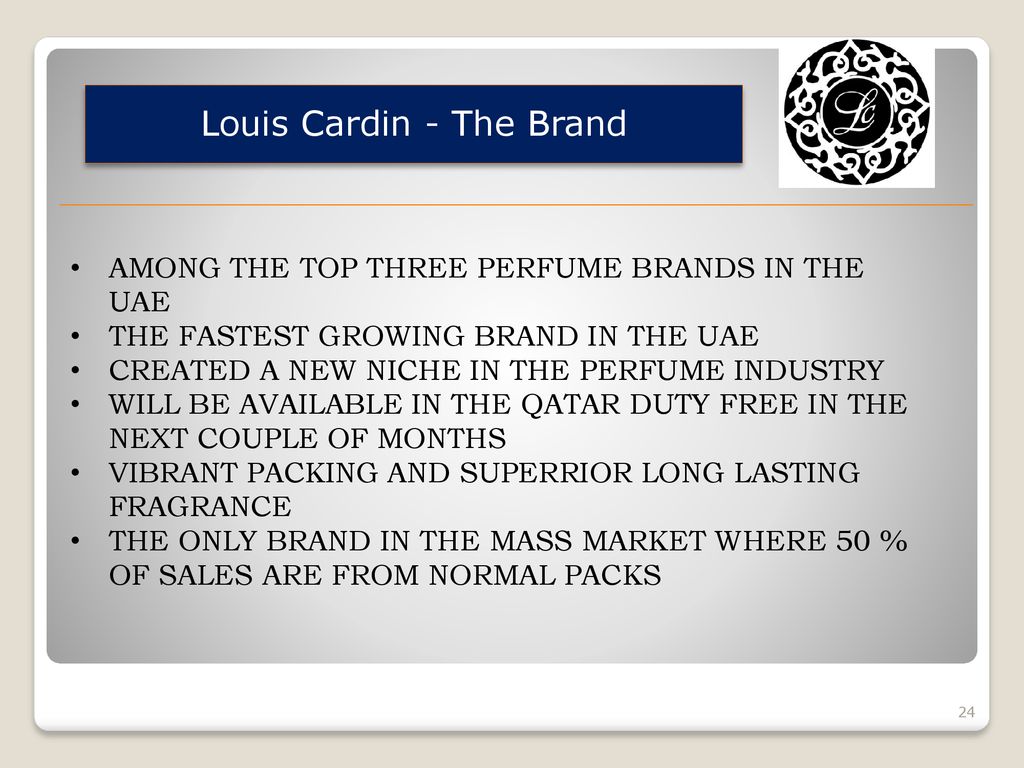 Louis Cardin Brand Presentation ppt download
