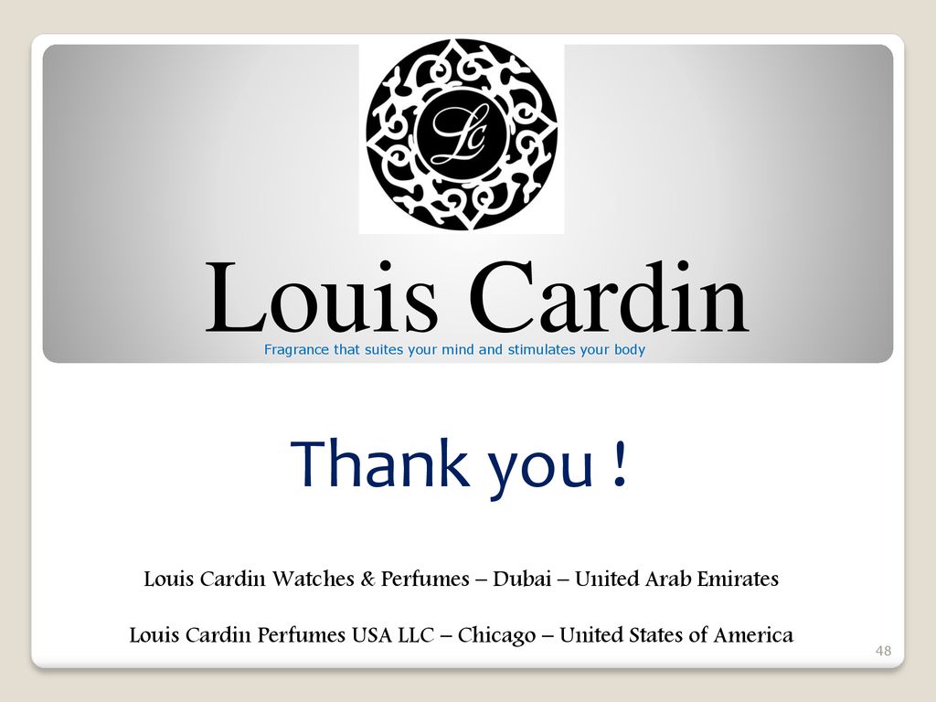 Louis Cardin Brand Presentation 2016 - ppt download