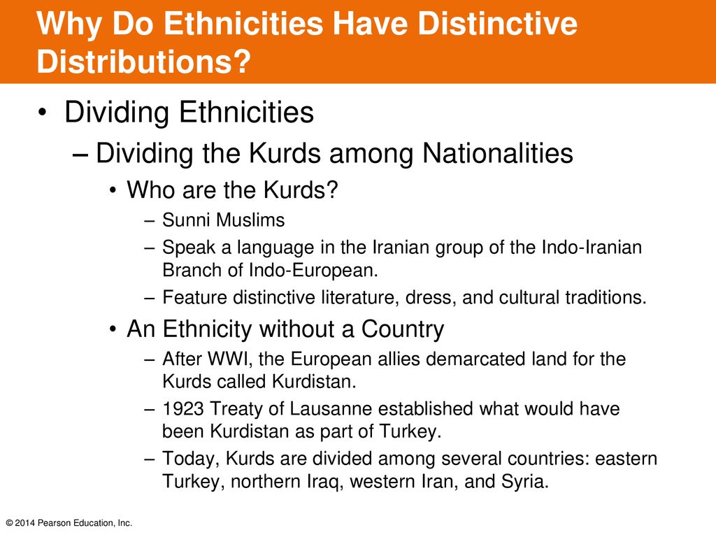 Key Issues Where are ethnicities distributed? Why do ethnicities have ...