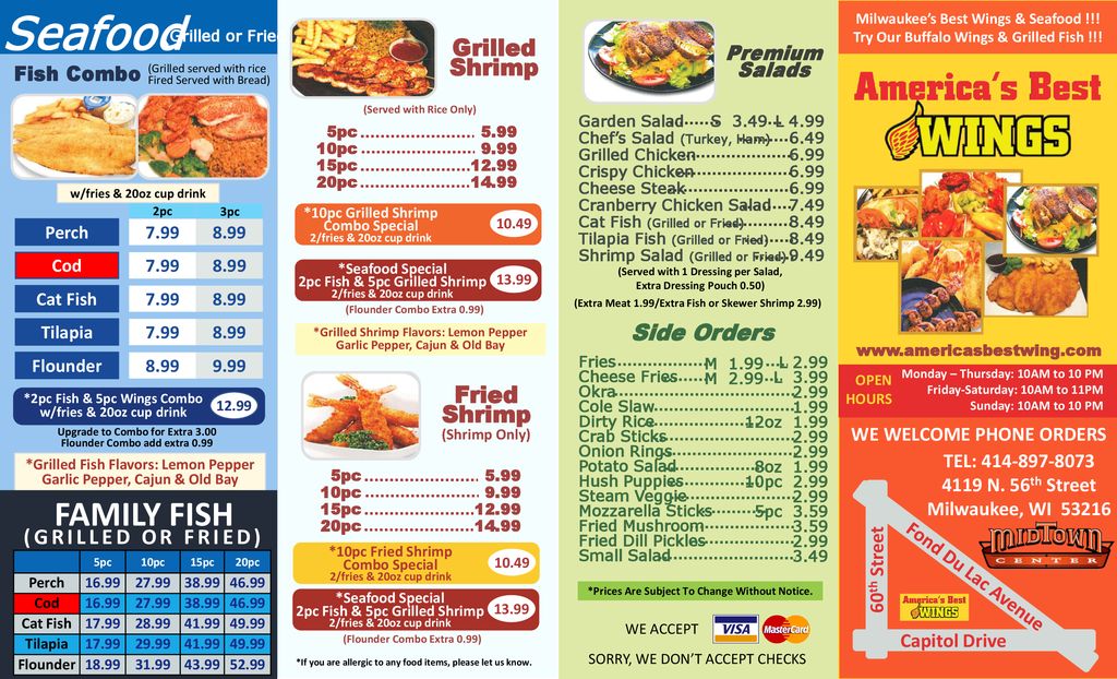 Seafood FAMILY FISH Grilled Shrimp Fried Shrimp Side Orders - ppt download