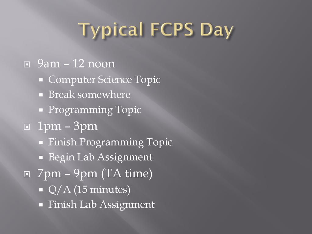 FCPS Introduction Prof. S. Lupoli “Mr. L”. - ppt download