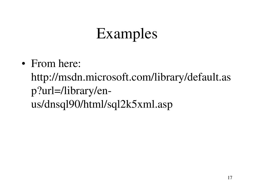 Introduction to Database Systems CSE 444 Lecture 12 Xquery in SQL ...