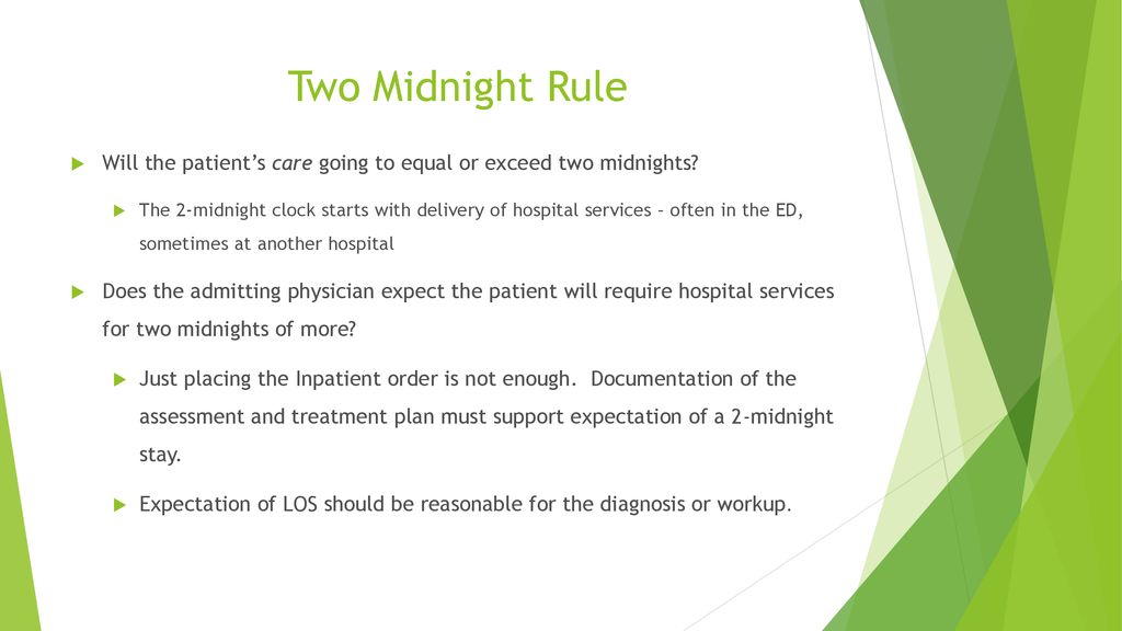 Observation vs inpatient ppt download