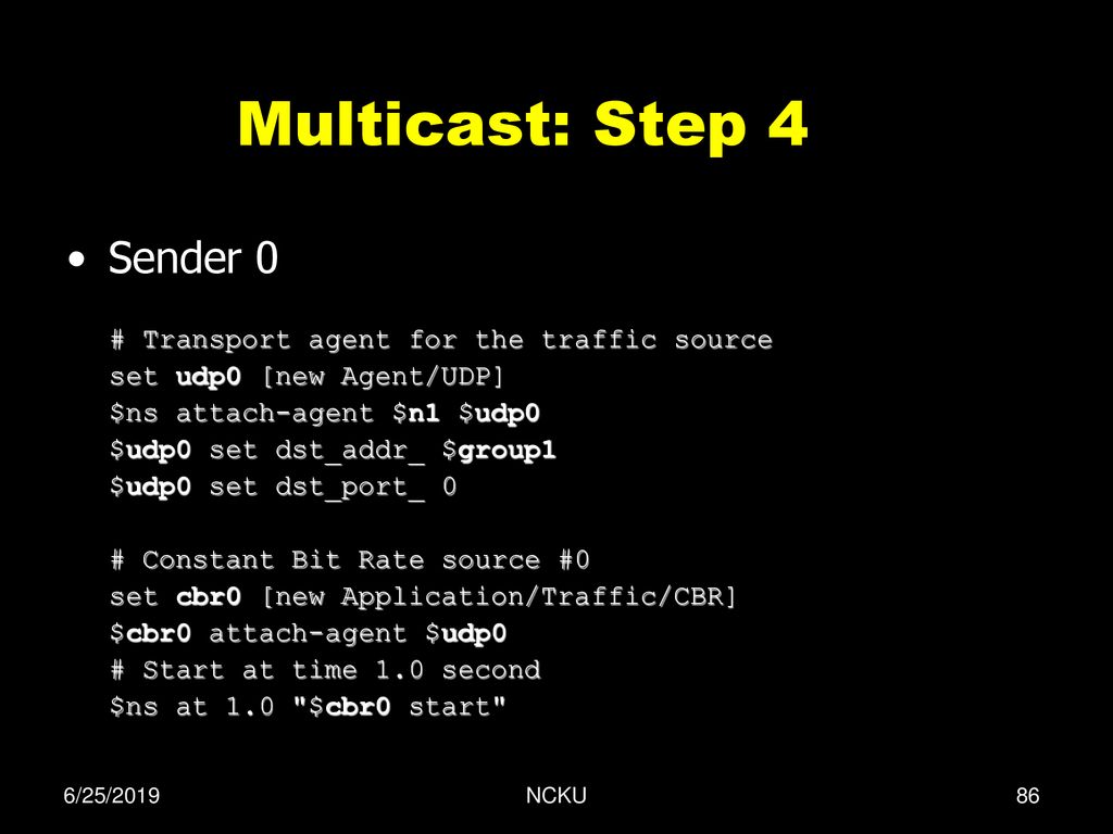 Introduction To Ns 2 6 25 2019 Ncku Ppt Download