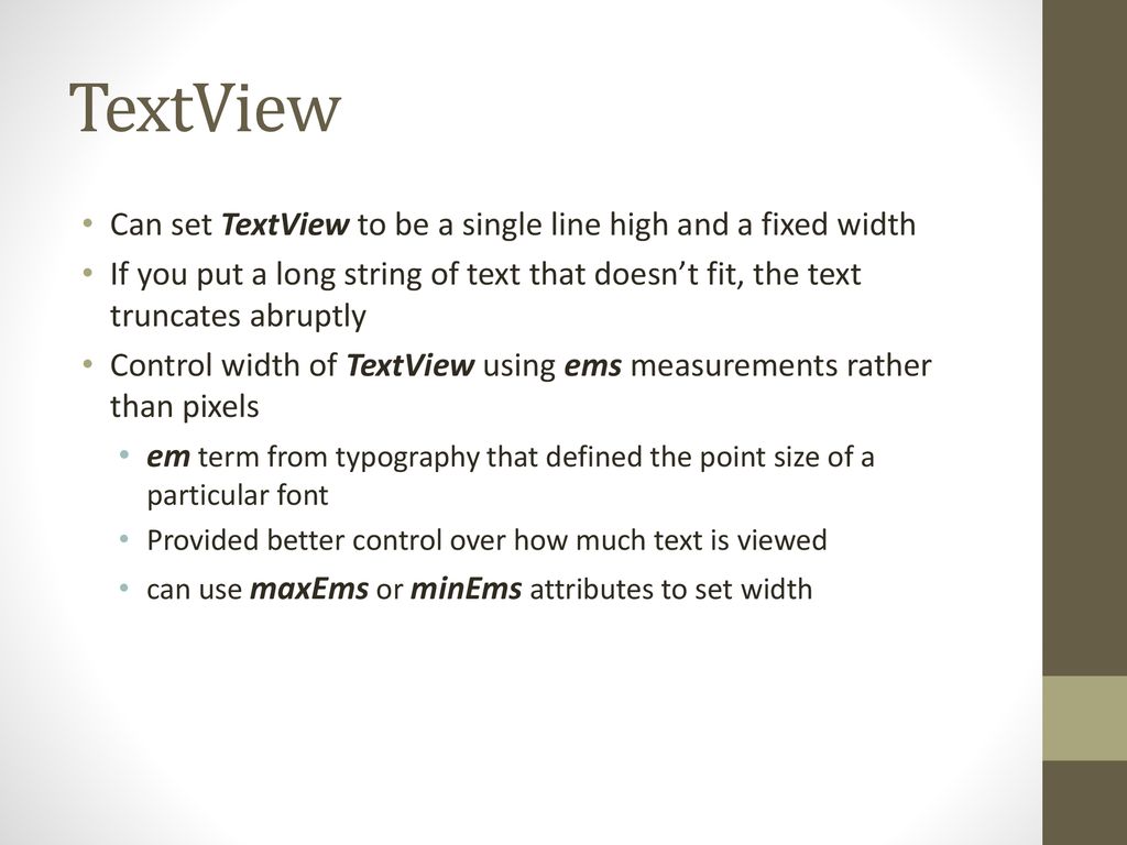 User Interface Screen Elements - ppt download