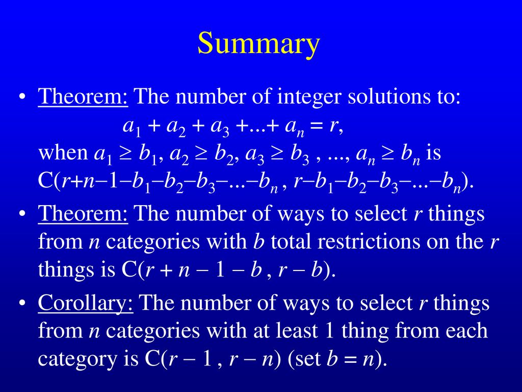 The Division Rule Theorem Suppose A Set A Has N Elements And Is Partitioned By The Collection A1 Ap Where Each Partition Set Has M Elements Ppt Download