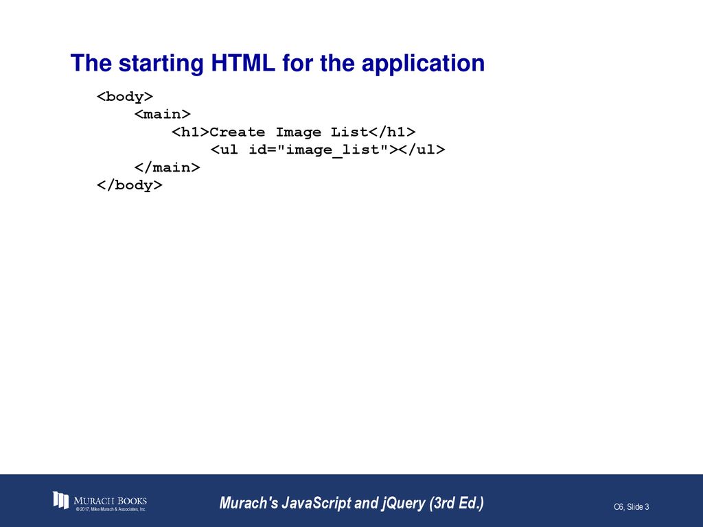 Murach's JavaScript and jQuery (3rd Ed.) - ppt download