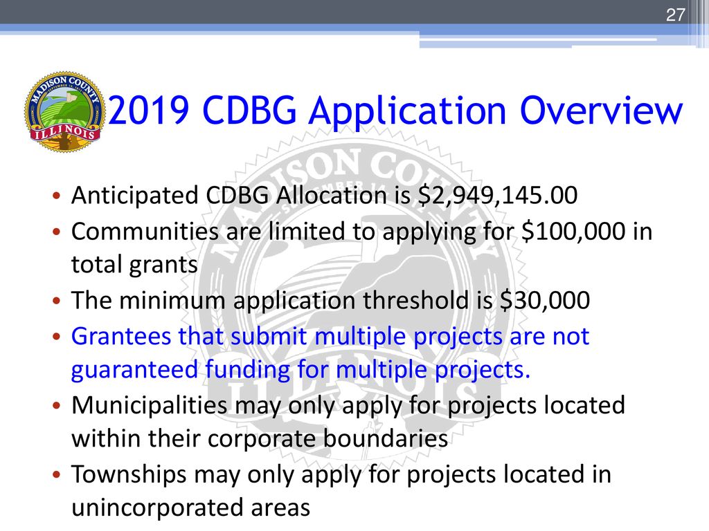 Community Development Block Grant - ppt download