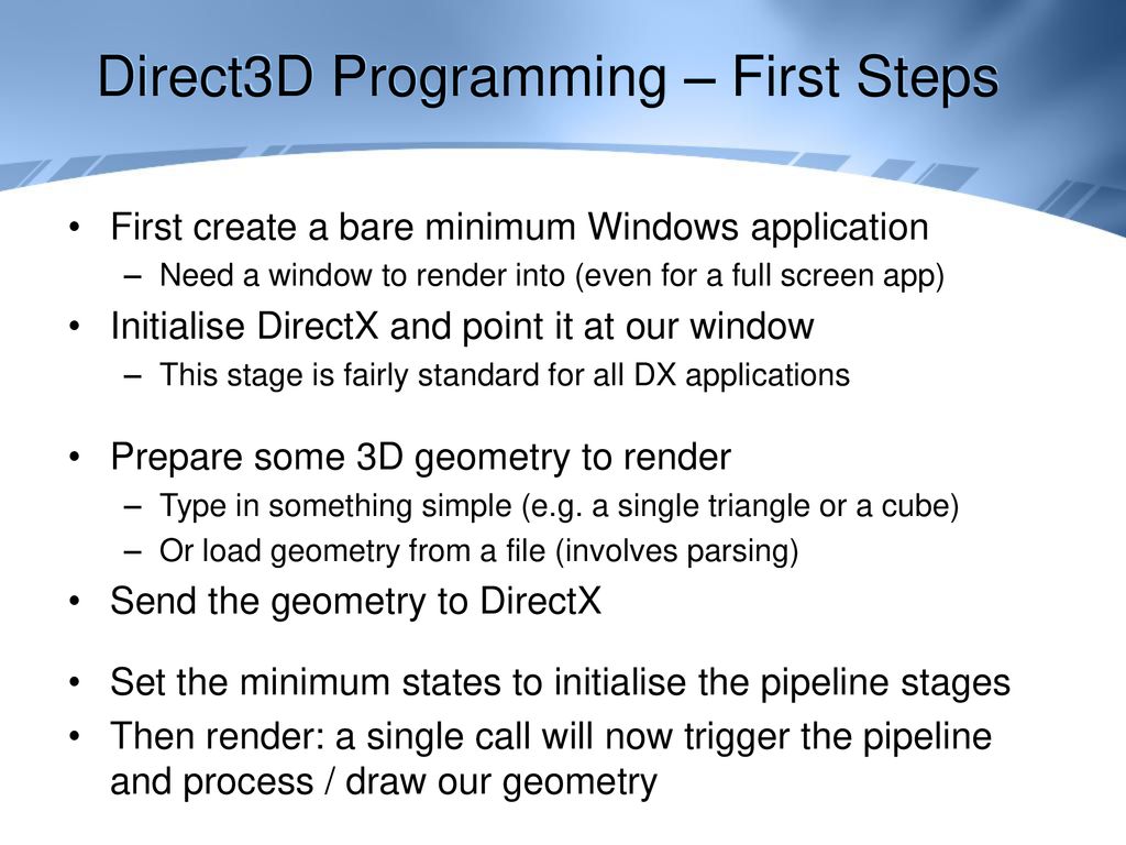 Computer Graphics Introducing DirectX - ppt download