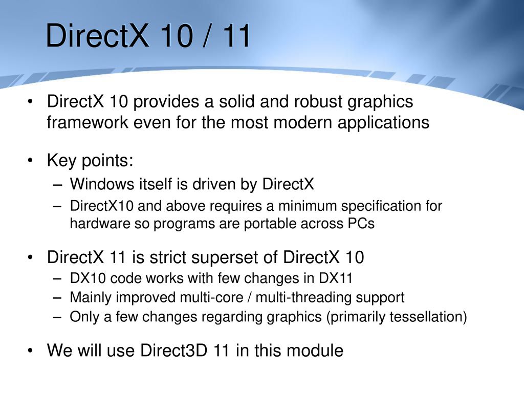 Computer Graphics Introducing DirectX - ppt download