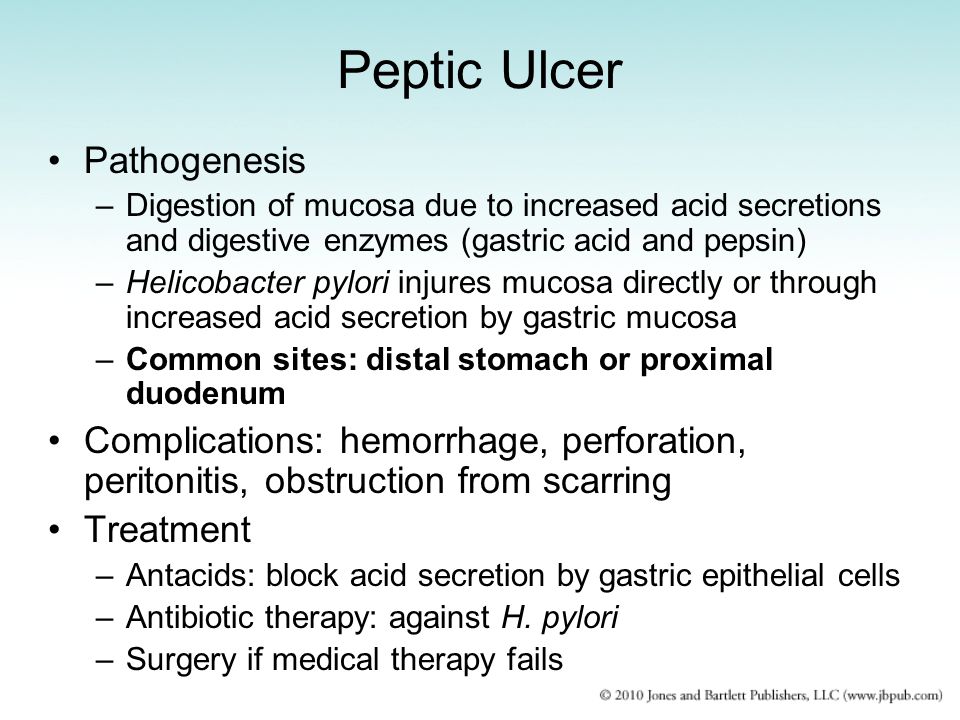 Peptic Ulcer Pathogenesis
