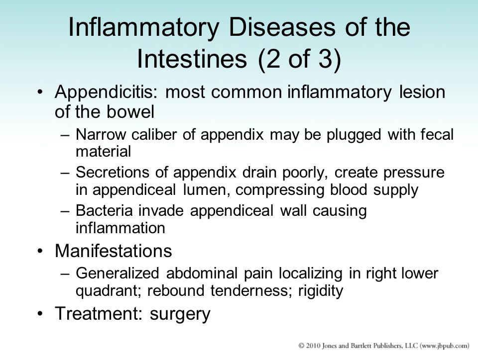 Inflammatory Diseases of the Intestines (2 of 3)