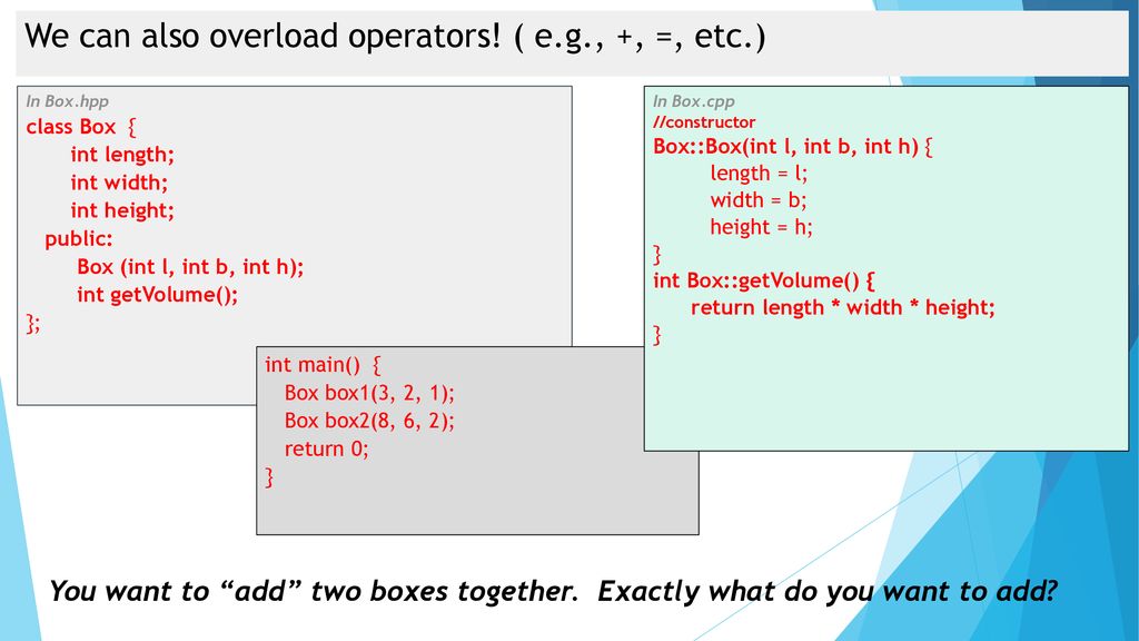 Classes: Arrays group many objects of the same type (in order) - ppt ...