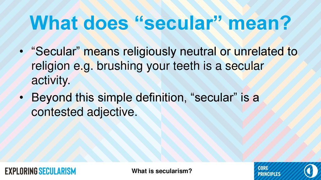 What is secularism? What is secularism?. - ppt download