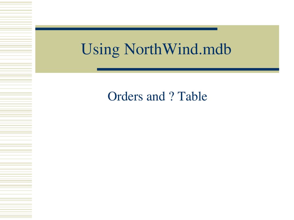 List of values and parameter queries ppt download