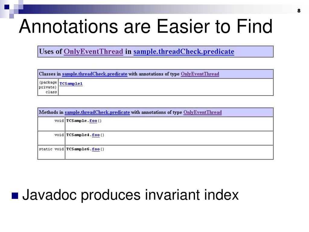 Java Annotations for Invariant Specification - ppt download