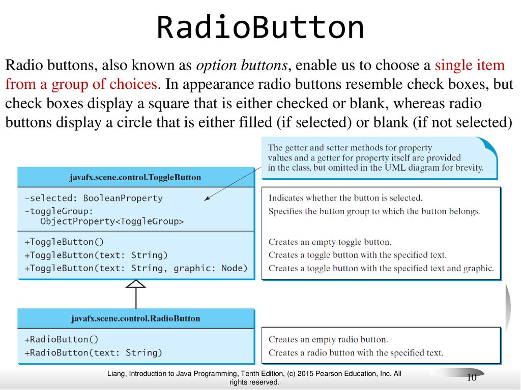 Using JavaFX UI Controls: Toggle Button