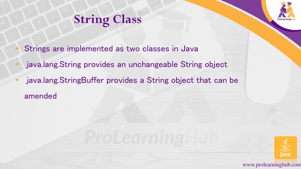 String Class. - ppt download