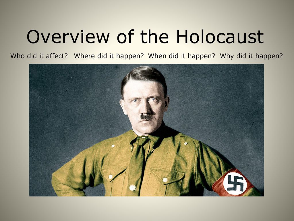 Overview of the Holocaust