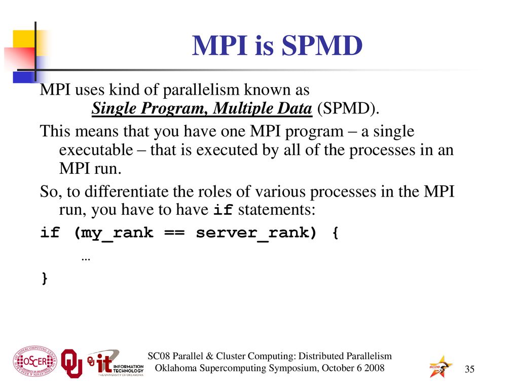 Parallel Programming & Cluster Computing Distributed Parallelism - ppt ...
