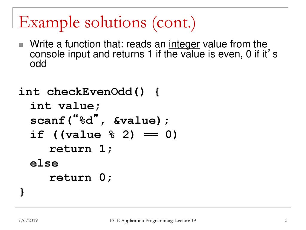 EECE.2160 ECE Application Programming - ppt download
