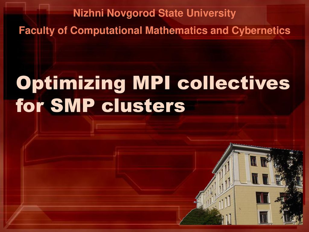 Optimizing MPI collectives for SMP clusters