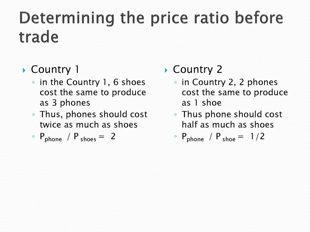 Comparative Advantage - ppt download