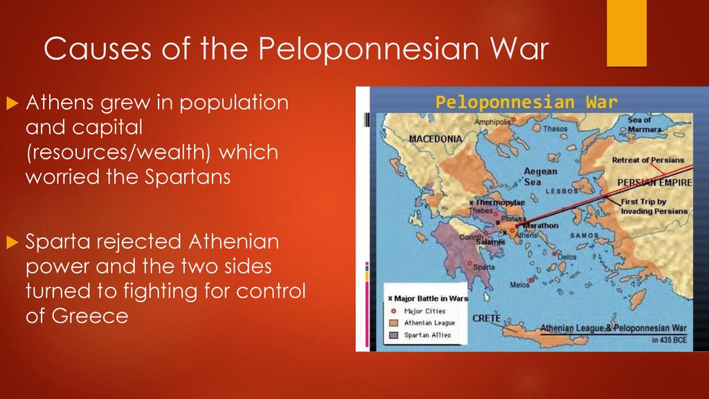 what caused the peloponnesian war