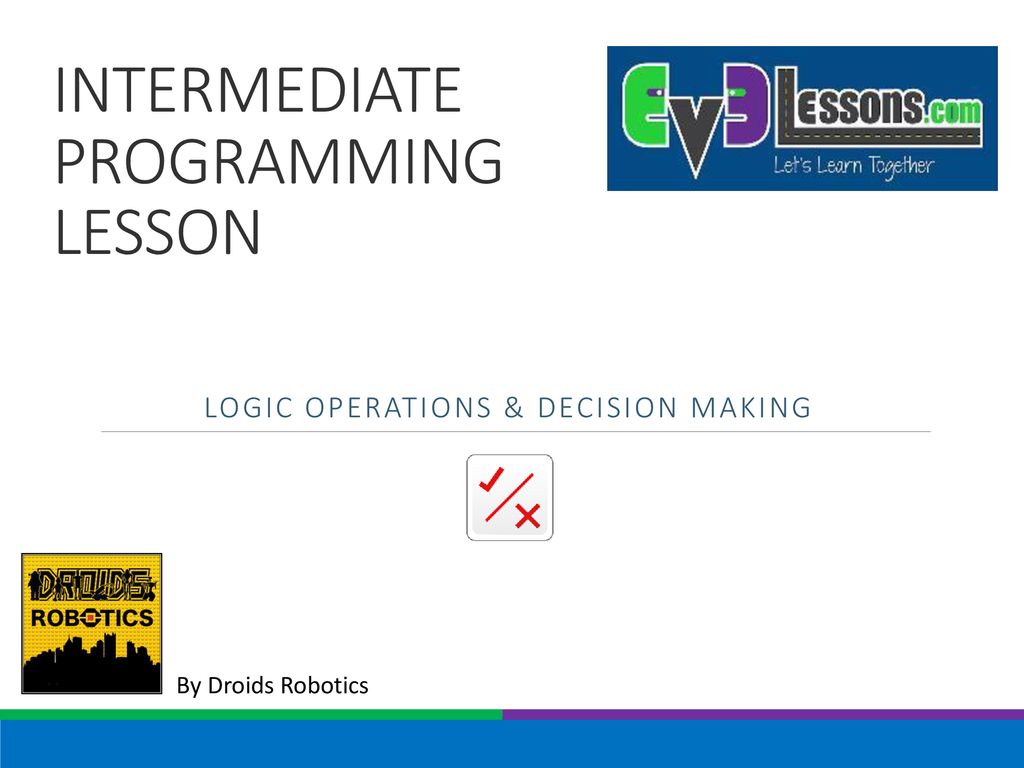 INTERMEDIATE PROGRAMMING LESSON - ppt download