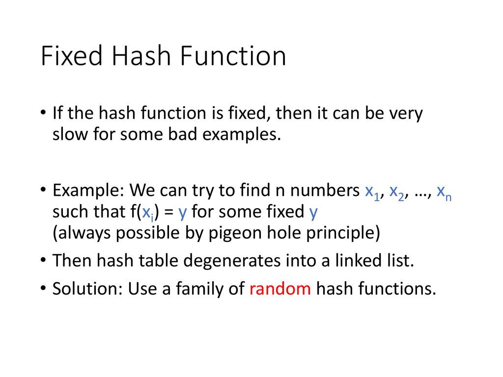 Lecture 20 Hashing Amortized Analysis - ppt download