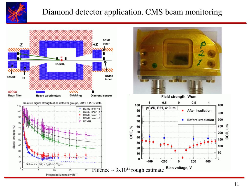Diamond detector application. CMS beam monitoring