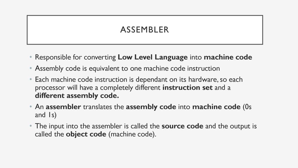 Programming language translators - ppt download