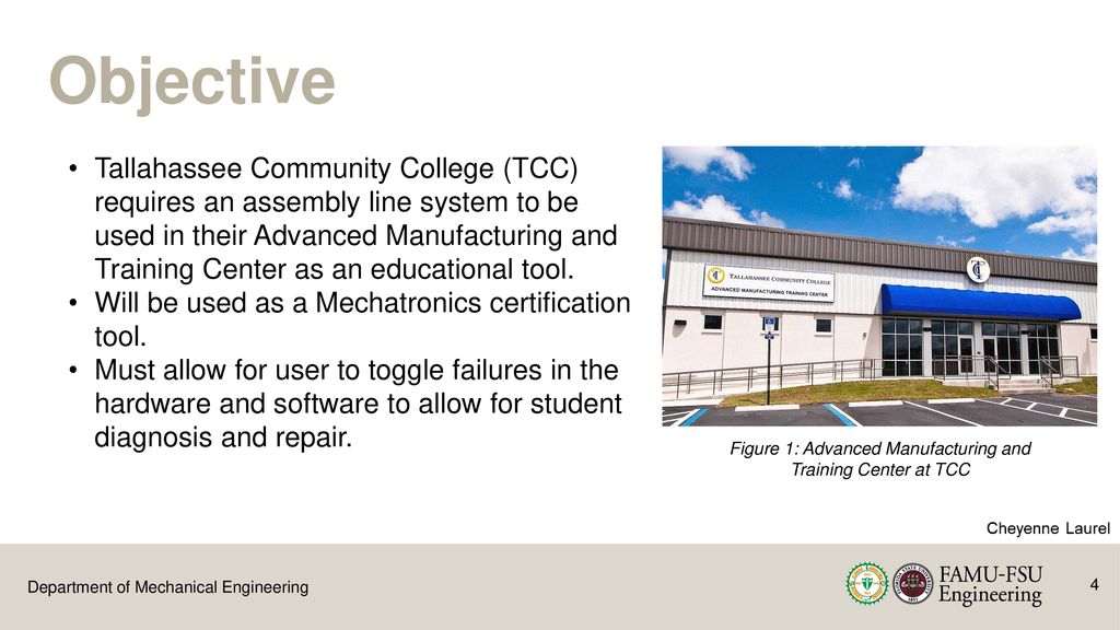 Figure 1: Advanced Manufacturing and Training Center at TCC
