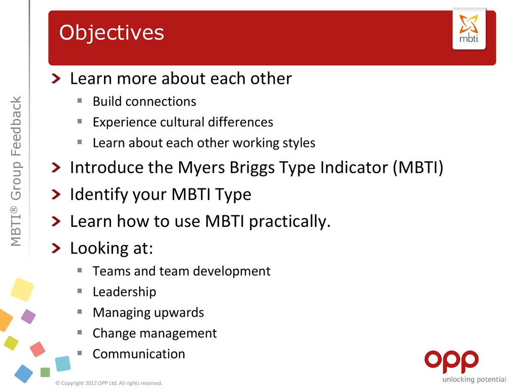 MBTI Type Presentation--Introduction