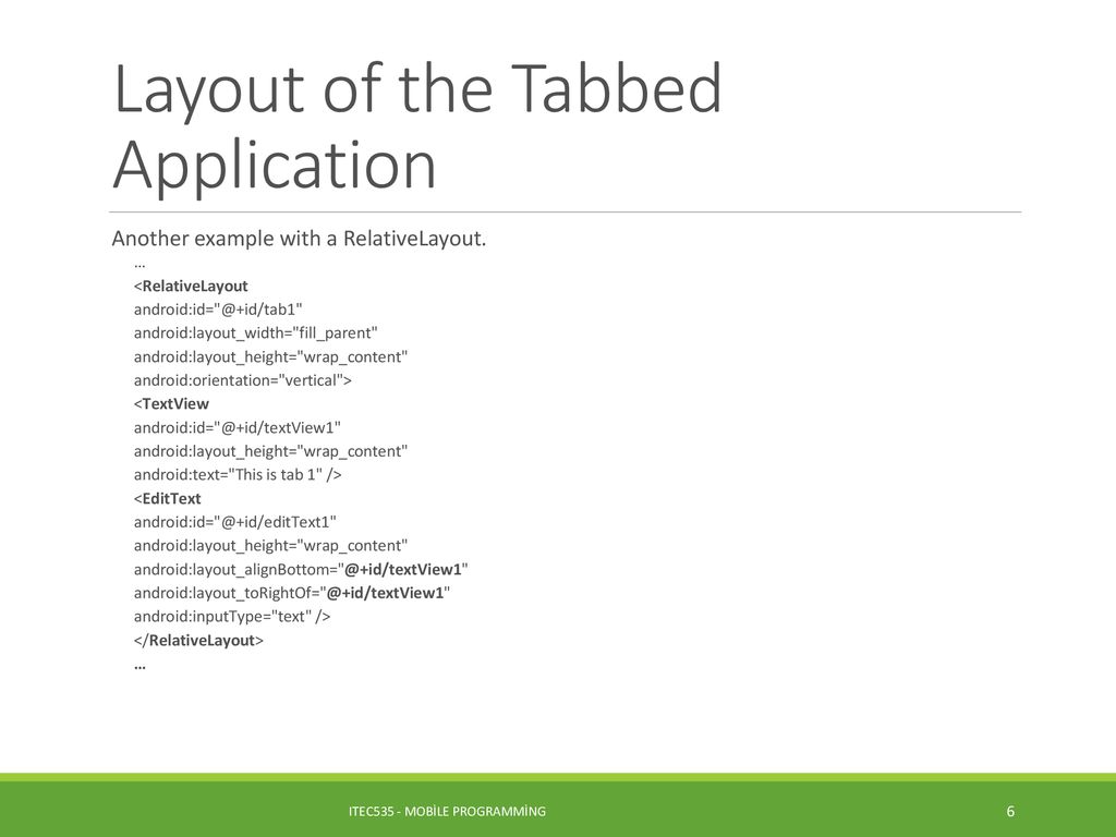 ITEC535 – Mobile Programming - ppt download